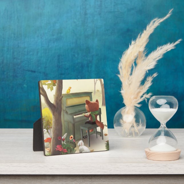 Placa Expositora Iron T. Fox: Solo de piano de música artística de  (in situ)