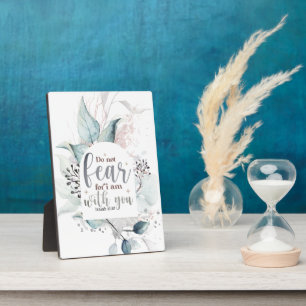 Placa Expositora Isaías 41:10 No temas que estoy contigo Biblia Ver