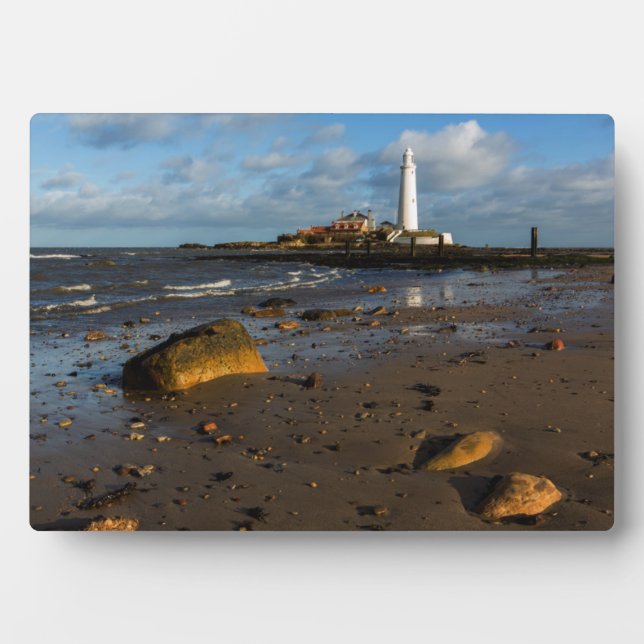 Placa Expositora Isla De Santa María | Whitley, Inglaterra (Frente)
