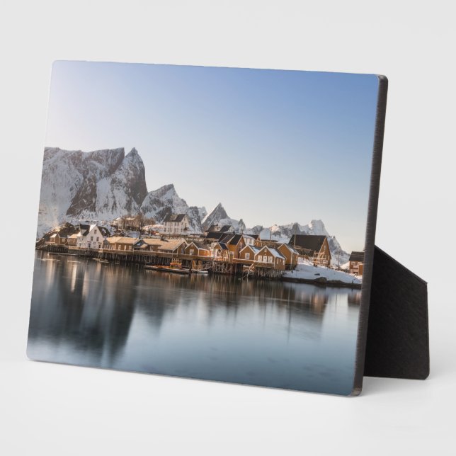 Placa Expositora Islas Lofoten de Noruega (Lado)
