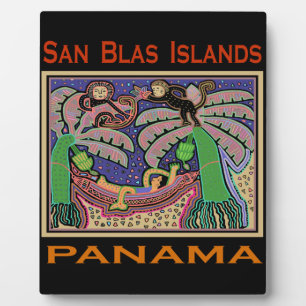 Placa Expositora Islas San Blas Panamá Mola