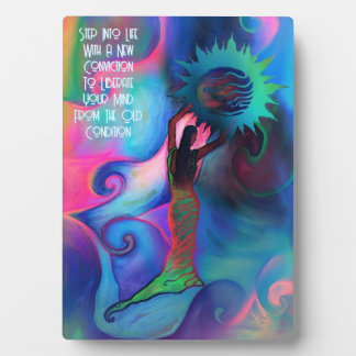 Placa Expositora JADE Liberation Tabletop Plaque con Easel