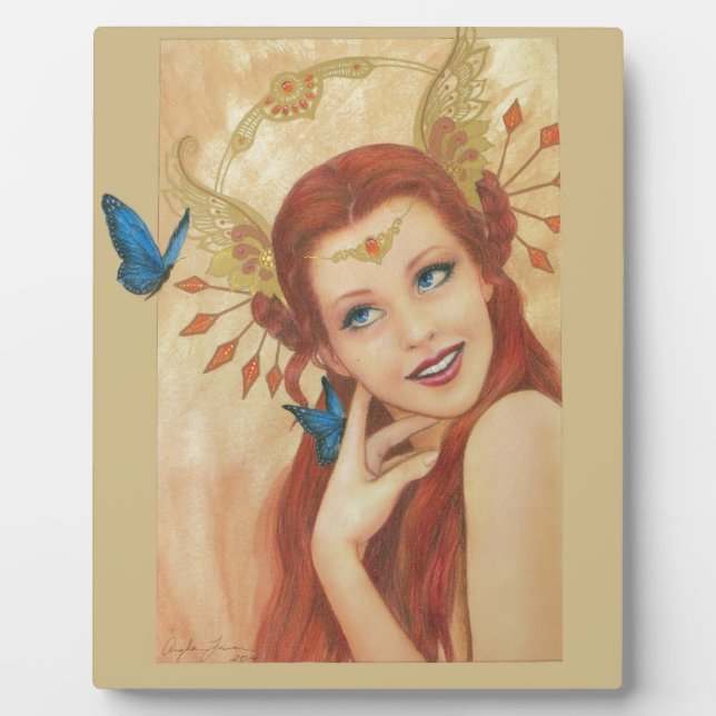 Placa Expositora Jardín de cosas aladas (Frente)