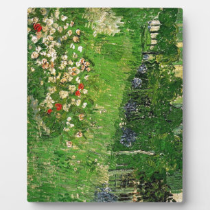 Placa Expositora Jardín de Daubigny. Vincent van Gogh.