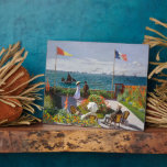 Placa Expositora Jardín en Sainte-Adresse | Claude Monet |<br><div class="desc">El jardín del Sainte-Adresse es un cuadro de Claude Monet de 1867.</div>