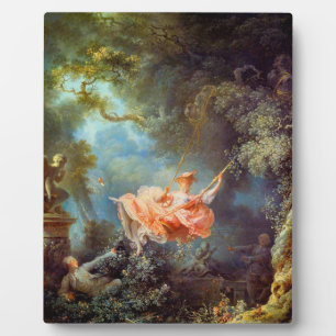 Placa Expositora Jean Honore Fragonard The Swing