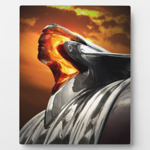 Placa Expositora Jefe de Sunset Pontiac Chieftain Classic Car