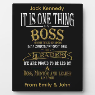 Placa Expositora Jefe GRACIAS JEFE "increíble jefe