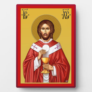 Placa Expositora Jesucristo hijo de Dios