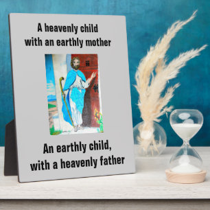 PLACA EXPOSITORA JESUS HEAVENLY CHILD