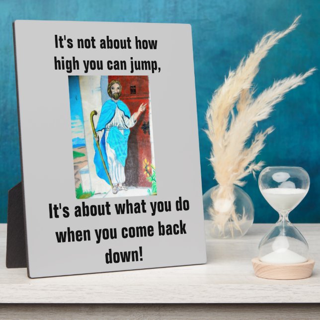 PLACA EXPOSITORA JESÚS TE AMA SIEMPRE (Lado)