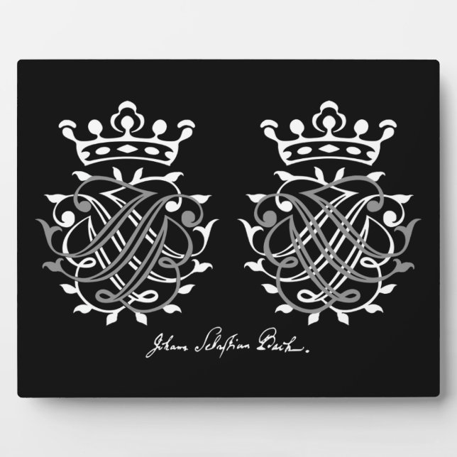 Placa Expositora Johann Sebastian Bach Siegel (Frente)