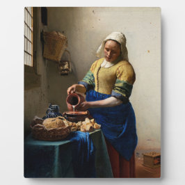 Placa Expositora Johannes Vermeer - La Milkmaid