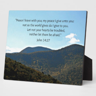 Placa Expositora John 14:27