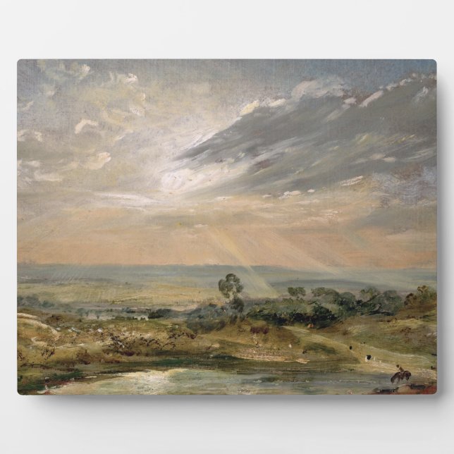 Placa Expositora John Constable | Branch Hill Pond, Hampstead (Frente)
