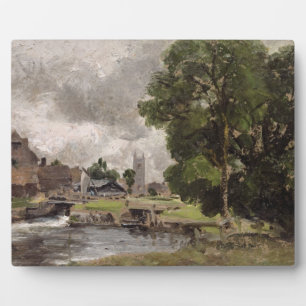 Placa Expositora John Constable Dedham Lock y Mill
