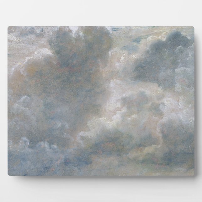 Placa Expositora John Constable | Estudio de las nubes de Cumulus,  (Frente)