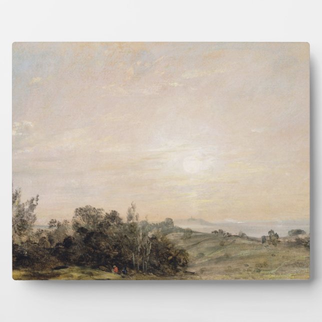 Placa Expositora John Constable | Hampstead Heath, mirando hacia (Frente)