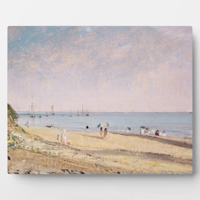 Placa Expositora John Constable | Playa Brighton (aceite sobre lien (Frente)