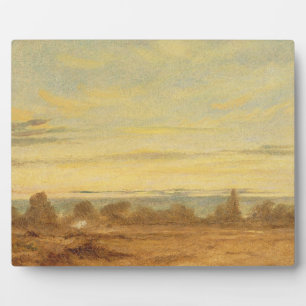 Placa Expositora John Constable Verano - Paisaje nocturno (aceite