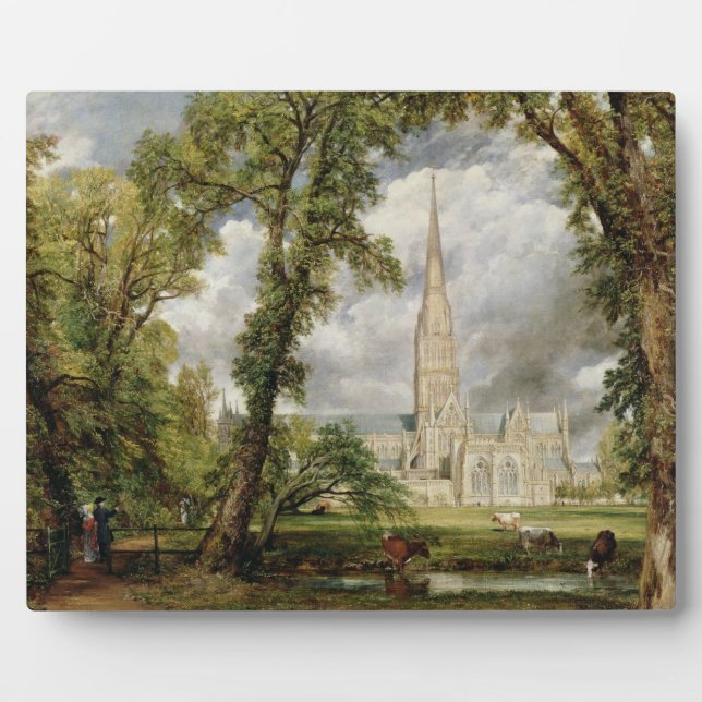 Placa Expositora John Constable | Vista de la Catedral de Salisbury (Frente)