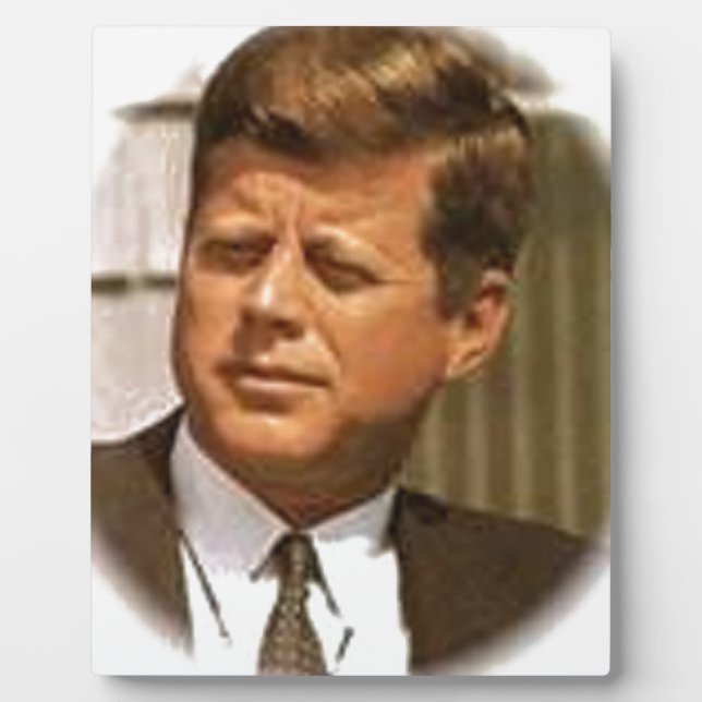 Placa Expositora John F Kennedy (Frente)
