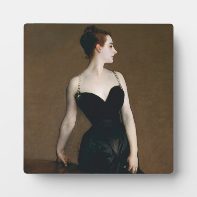 Placa Expositora John Singer Sargent Madame X Plaque (Frente)