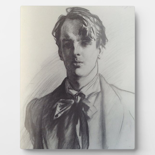 Placa Expositora John Singer Sargent: William Butler Yeats (Frente)