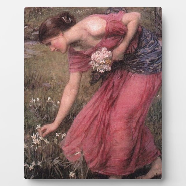 Placa Expositora John William Waterhouse - Narcissus - Bella Artes (Frente)
