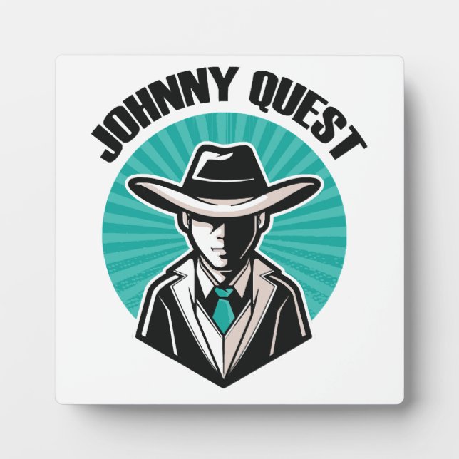 Placa Expositora Johnny Quest (Frente)