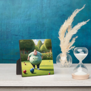 Placa Expositora Jolly Lawn Bowler Man,