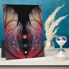 Placa Expositora Jonglage Arte Fractal de Fantasía Abstracta Modern