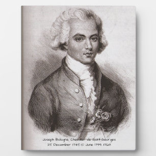 Placa Expositora Joseph Bologne, Chevalier de Saint-Georges