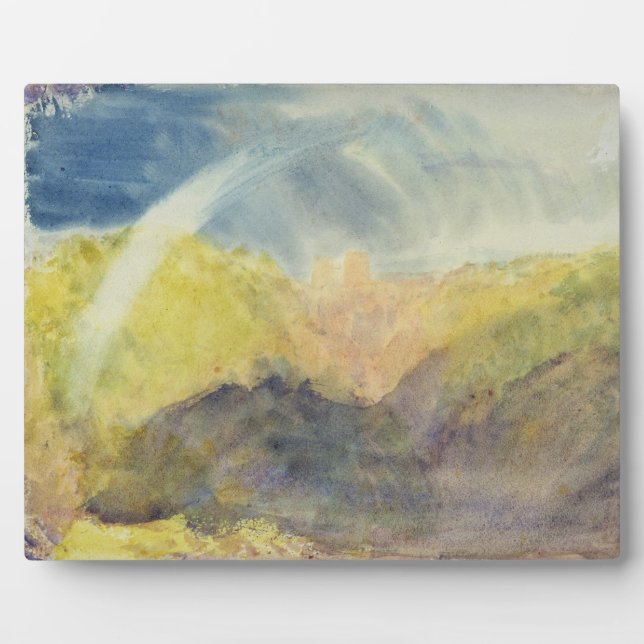 Placa Expositora Joseph Mallord William Turner | Castillo de Cricht (Frente)