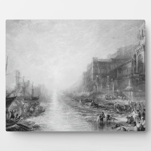 Placa Expositora Joseph Mallord William Turner | Embarcación de (Frente)