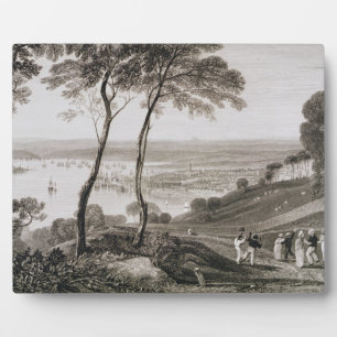 Placa Expositora Joseph Mallord William Turner Plymouth Dock