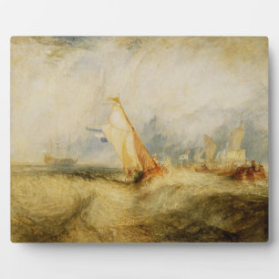 Placa Expositora Joseph Mallord William Turner Van Tromp Going Ab