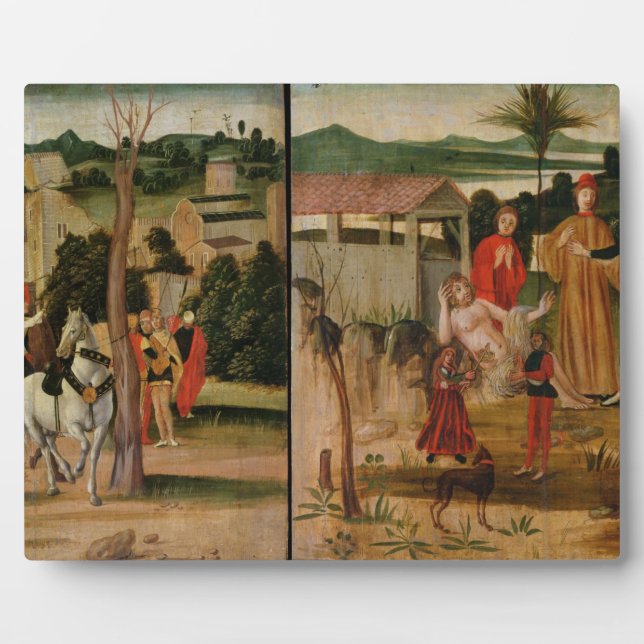 Placa Expositora Josué en las paredes de Jericó (Frente)