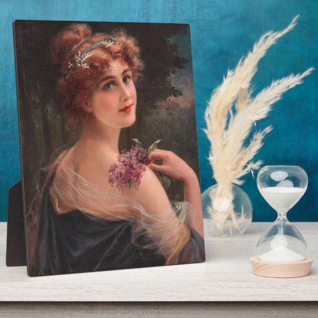 Placa Expositora Joven con una primavera de Lilac (Lado)