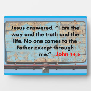 Placa Expositora Juan 14:6