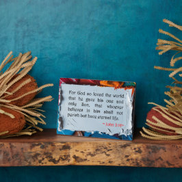 Placa Expositora Juan 3:16