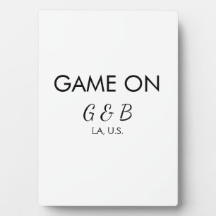 Placa Expositora Juego activado agregar nombre de la pareja fiesta 