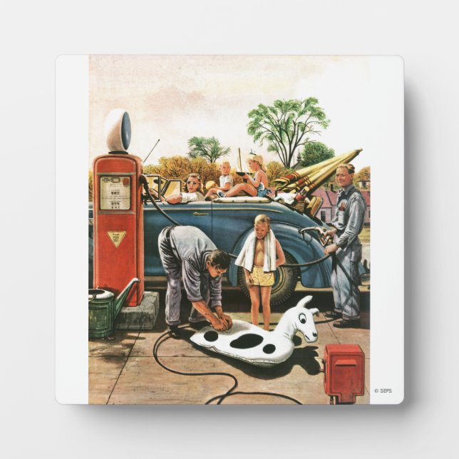 Placa Expositora Juguete de playa inflable (Frente)