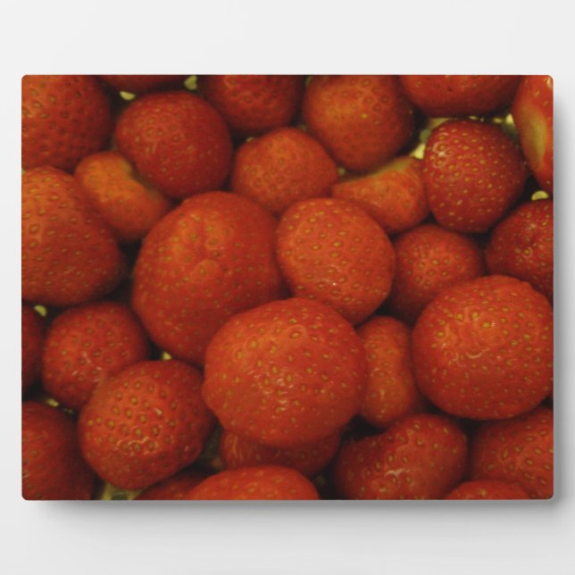 Placa Expositora Juicy Strawberries Plaque (Frente)