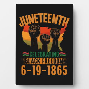 Placa Expositora Juneteenth Celebrando la Libertad Negra 186 Africa