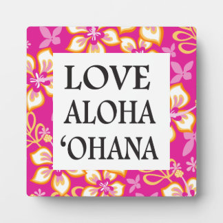 PLACA EXPOSITORA JUNGLE SURF EN ROSA- OHANA