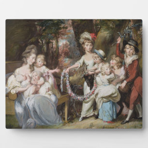 Placa Expositora Justinian Casamajor y ocho de sus hijos,