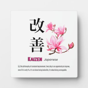 Placa Expositora Kaizen Plaque japonés