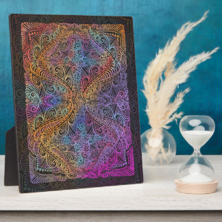 Placa Expositora Kaleidoscope arcoiris Mandala