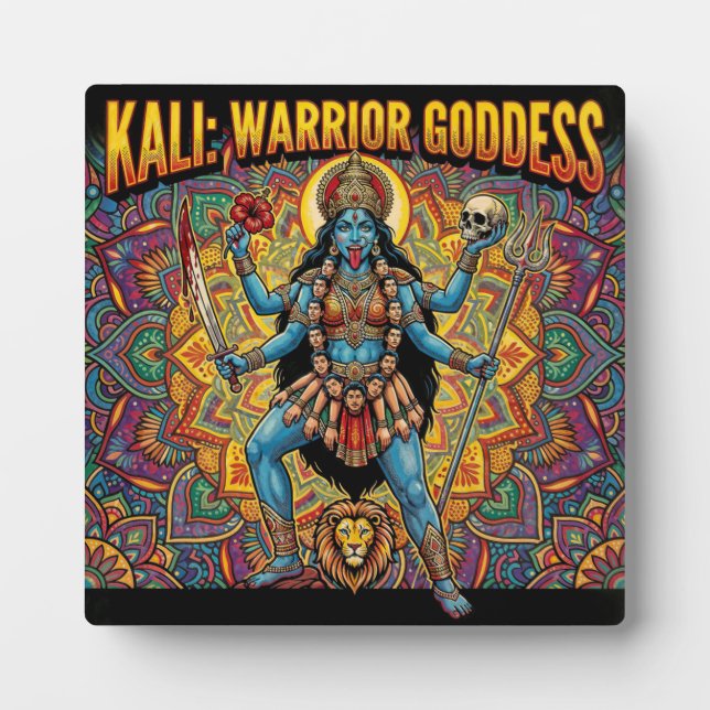 Placa Expositora Kali Warrior Goddess (Frente)